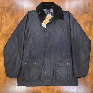 Barbour Bedale Waxed Jacket - Black - Size 44 - A322 - NEW WITH TAGS